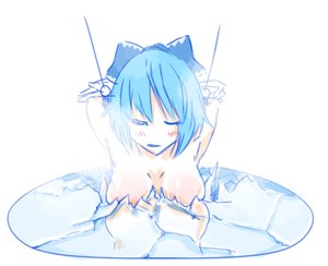 Rating: Explicit Score: 0 Tags: bdsm blue_hair blush bondage bow breasts cirno ice nude oxykoma_(artist) short_hair steam touhou User: (automatic)Anonymous