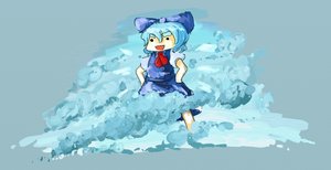 Rating: Questionable Score: 0 Tags: blue_hair bow chibi cirno cloud hands_on_hips no_pupils open_mouth panzermeido_(artist) short_hair touhou User: (automatic)Willyfox