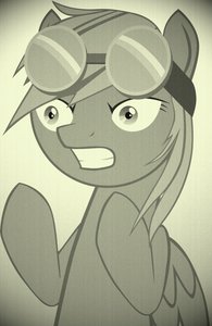 Rating: Safe Score: 0 Tags: animal /bro/ goggles highres monochrome my_little_pony no_humans pegasus pony sepia vector wings User: (automatic)Anonymous