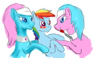 Rating: Safe Score: 0 Tags: animal blue_eyes blue_hair /bro/ mare multicolored_hair my_little_pony my_little_pony_friendship_is_magic no_humans pegasus pink_hair pony rainbow_dash red_eyes shipping simple_background unicorn wings User: (automatic)Anonymous