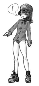 Rating: Safe Score: 0 Tags: hat military_uniform monochrome panties pointing simple_background sketch tagme User: (automatic)nanodesu