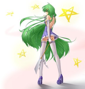 Rating: Safe Score: 0 Tags: ahoge alternate_costume ass elbow_gloves from_behind gloves gohei green_eyes green_hair hater_(artist) kochiya_sanae long_hair magical_girl panties thighhighs /to/ tongue touhou wand white_legwear zettai_ryouiki User: (automatic)Anonymous