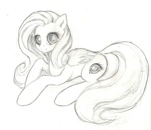Rating: Safe Score: 0 Tags: animal /bro/ character_request fluttershy lying mare monochrome my_little_pony my_little_pony_friendship_is_magic no_humans pegasus pony simple_background sketch tagme traditional_media wings User: (automatic)nanodesu