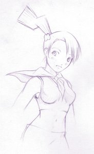 Rating: Safe Score: 0 Tags: 2ch.ru alternate_hairstyle blush crop_top dvach-tan manami_(artist) monochrome necktie pioneer_tie side_ponytail simple_background sketch skirt /tan/ traditional_media User: (automatic)nanodesu