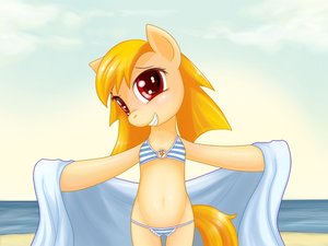 Rating: Safe Score: 0 Tags: 2ch animal beach bikini crossover dvach-pony dvach-tan mare mascot my_little_pony my_little_pony_friendship_is_magic no_humans orange_hair outdoors pony ponyfication red_eyes sexy style_parody swimsuit twintails User: (automatic)Anonymous