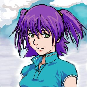 Rating: Safe Score: 0 Tags: alternate_costume cloud green_eyes /o/ purple_hair smile twintails unyl-chan User: (automatic)Willyfox