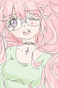 Rating: Safe Score: 0 Tags: glasses long_hair /o/ oekaki open_mouth purple_eyes red_hair sketch teeth wink User: (automatic)Anonymous