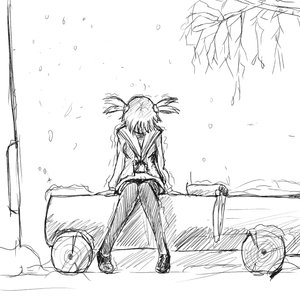 Rating: Safe Score: 0 Tags: cardigan cold monochrome pantyhose sadness school_uniform sitting sketch tree twintails unyl-chan User: (automatic)timewaitsfornoone