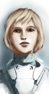 Rating: Questionable Score: 0 Tags: blonde_hair brown_eyes realistic sci-fi short_hair User: (automatic)nanodesu