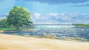 Rating: Safe Score: 0 Tags: background beach cloud eroge highres landscape no_humans outdoors possible_duplicate sand sky summer tree water User: (automatic)Anonymous