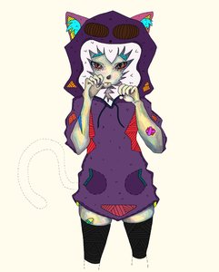 Rating: Safe Score: 0 Tags: animal_ears bandaid cat_ears hoodie personification tail thighhighs zlokot User: (automatic)Anonymous