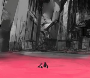 Rating: Safe Score: 0 Tags: 1girl animated city falling landing monochrome outdoors solo spot_color vilki User: (automatic)Anonymous
