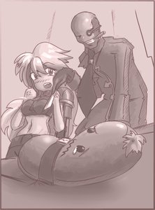 Rating: Safe Score: 0 Tags: anger_vein blush cigar co co_(artist) crop_top excavator-chan food knife long_hair monochrome scared sepia smoking tagme tears User: (automatic)nanodesu