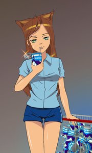 Rating: Safe Score: 0 Tags: brown_hair can cart cat_ears condensed_milk green_eyes shorts supermarket_cart top transparent_background User: (automatic)Willyfox