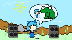 Rating: Safe Score: 0 Tags: cirno frog frozen_frog tagme touhou User: (automatic)whisperer