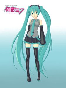Rating: Safe Score: 0 Tags: aqua_eyes aqua_hair detached_sleeves hatsune_miku long_hair necktie skirt thighhighs twintails vocaloid zettai_ryouiki User: (automatic)Anonymous