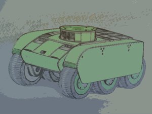 Rating: Safe Score: 0 Tags: dieselpunk simple_background tank wheels User: (automatic)Willyfox