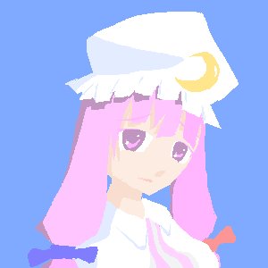 Rating: Safe Score: 0 Tags: 1girl blue_background bow hat oekaki patchouli_knowledge purple_eyes purple_hair simple_background solo touhou User: (automatic)Big_C