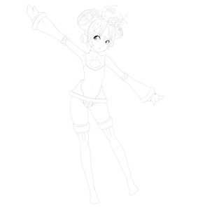 Rating: Safe Score: 0 Tags: bun character_request detached_sleeves double_bun has_child_posts lineart monochrome sci-fi simple_background spread_arms tagme thighhighs User: (automatic)nanodesu