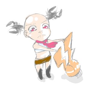 Rating: Safe Score: 0 Tags: alternate_hairstyle bald bizarre boots chibi crawfish crop_top crying dvach-tan miniskirt necktie orange_hair pioneer_tie red_eyes simple_background skirt tears twintails User: (automatic)nanodesu