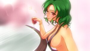 Rating: Questionable Score: 0 Tags: blush breasts drunk glass green_hair kazami_yuuka long_hair red_eyes wine User: WillyTheFox