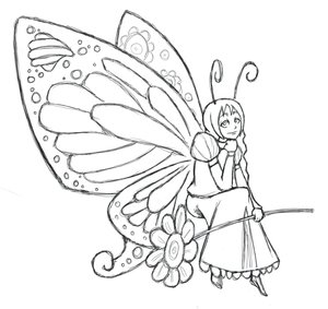 Rating: Safe Score: 0 Tags: champion_of_tzeentch_(artist) flower monochrome nameless_fairy sketch touhou wings User: (automatic)Big_C