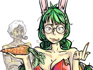 Rating: Safe Score: 0 Tags: 1boy ahoge albert_einstein animal_ears bomb-chan bomb-kun_(artist) braid breasts bunny_ears bunnygirl bunnysuit carrot glasses green_hair long_hair middle_finger mouth_hold pipe red_eyes twin_braids User: (automatic)nanodesu