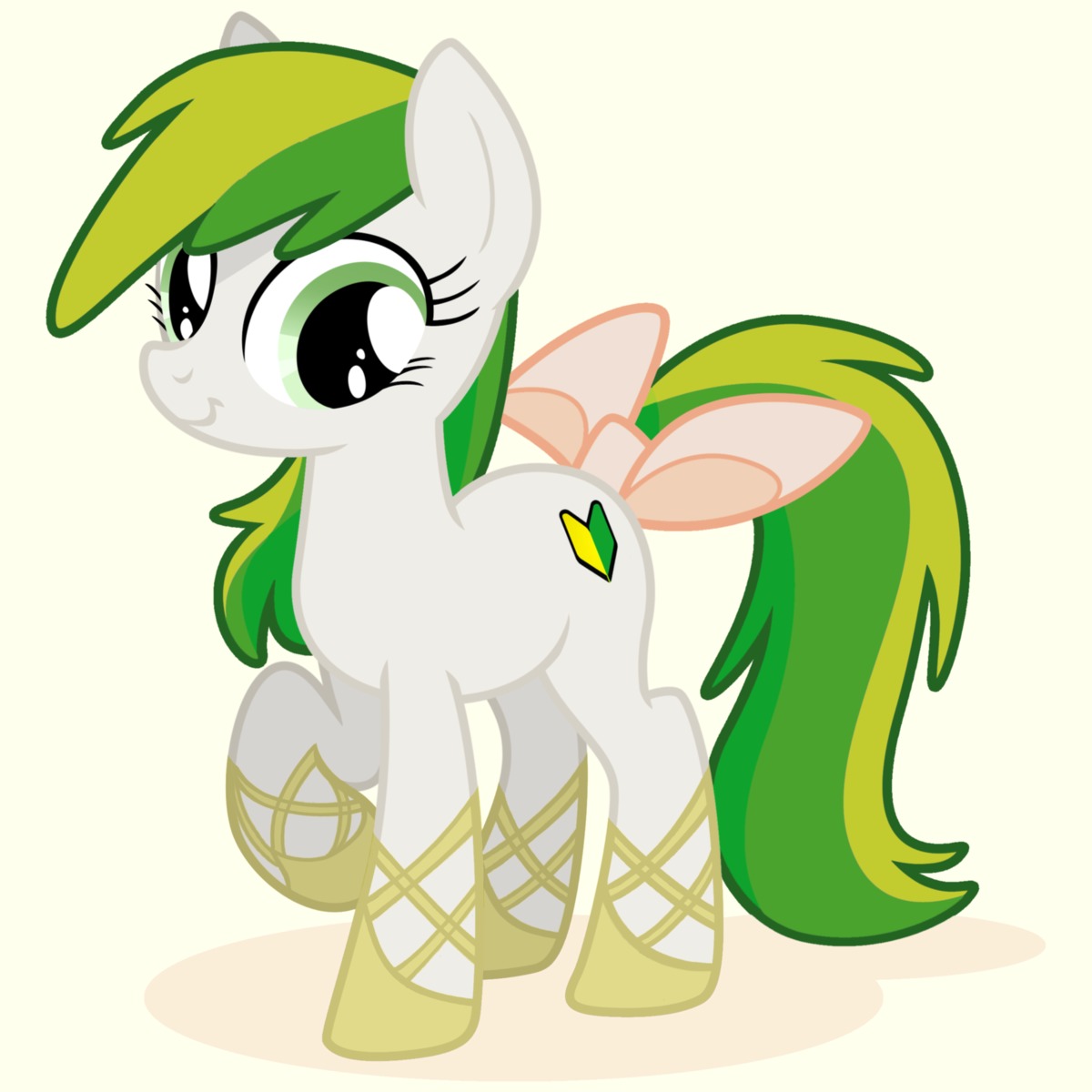 animal /bro/ green_eyes has_child_posts highres iipony mare mascot multicolored_hair my_little_pony my_little_pony_friendship_is_magic no_humans pony recolor ribbon_on_tail simple_background transparent_background vector wakaba_colors wakaba_mark