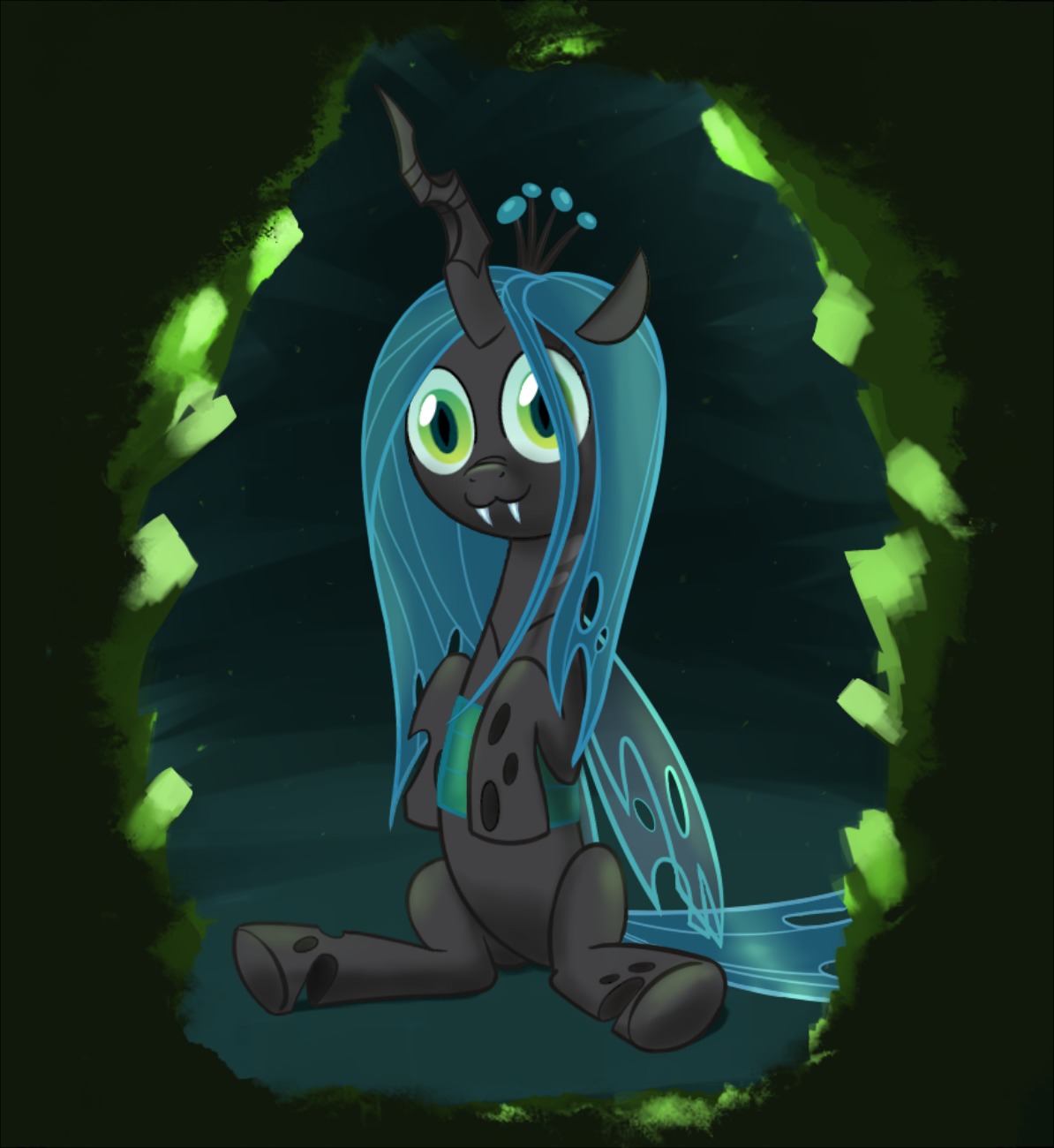 alicorn animal changeling chrysalis horns my_little_pony my_little_pony_friendship_is_magic no_humans pony wings