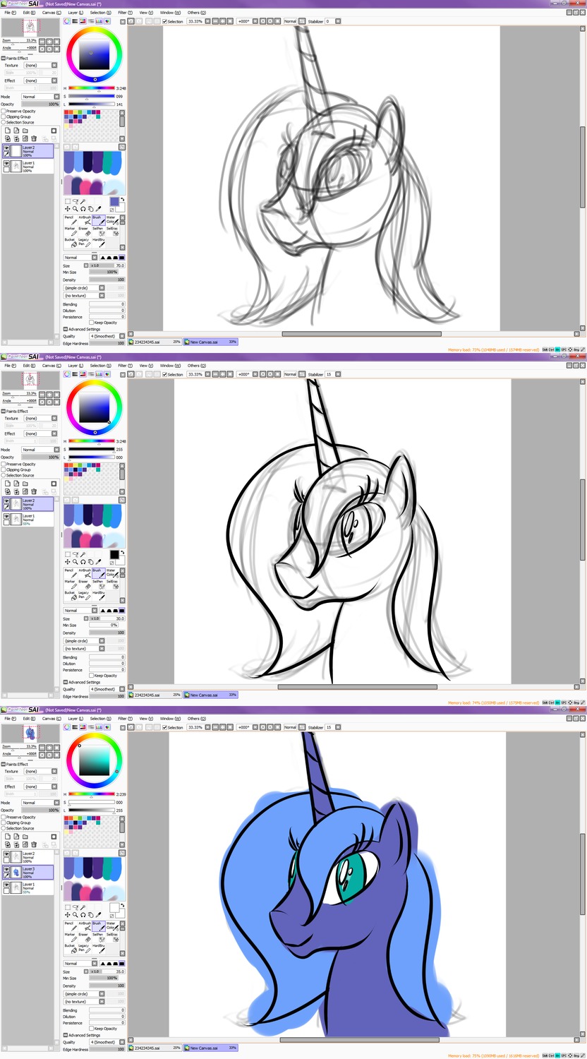 /bro/ guide horn horns my_little_pony pony princess_luna screenshot tutorial