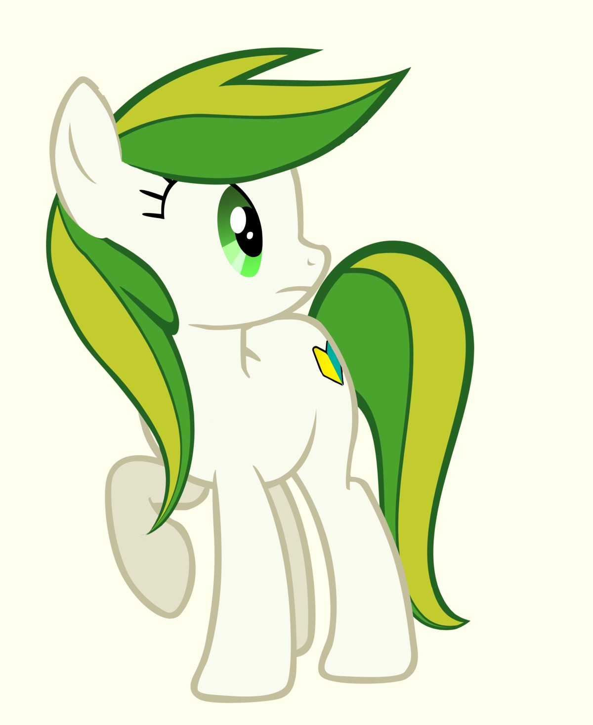 animal /bro/ green_eyes highres iipony mare mascot multicolored_hair my_little_pony my_little_pony_friendship_is_magic no_humans pony possible_duplicate recolor simple_background transparent_background wakaba_colors wakaba_mark