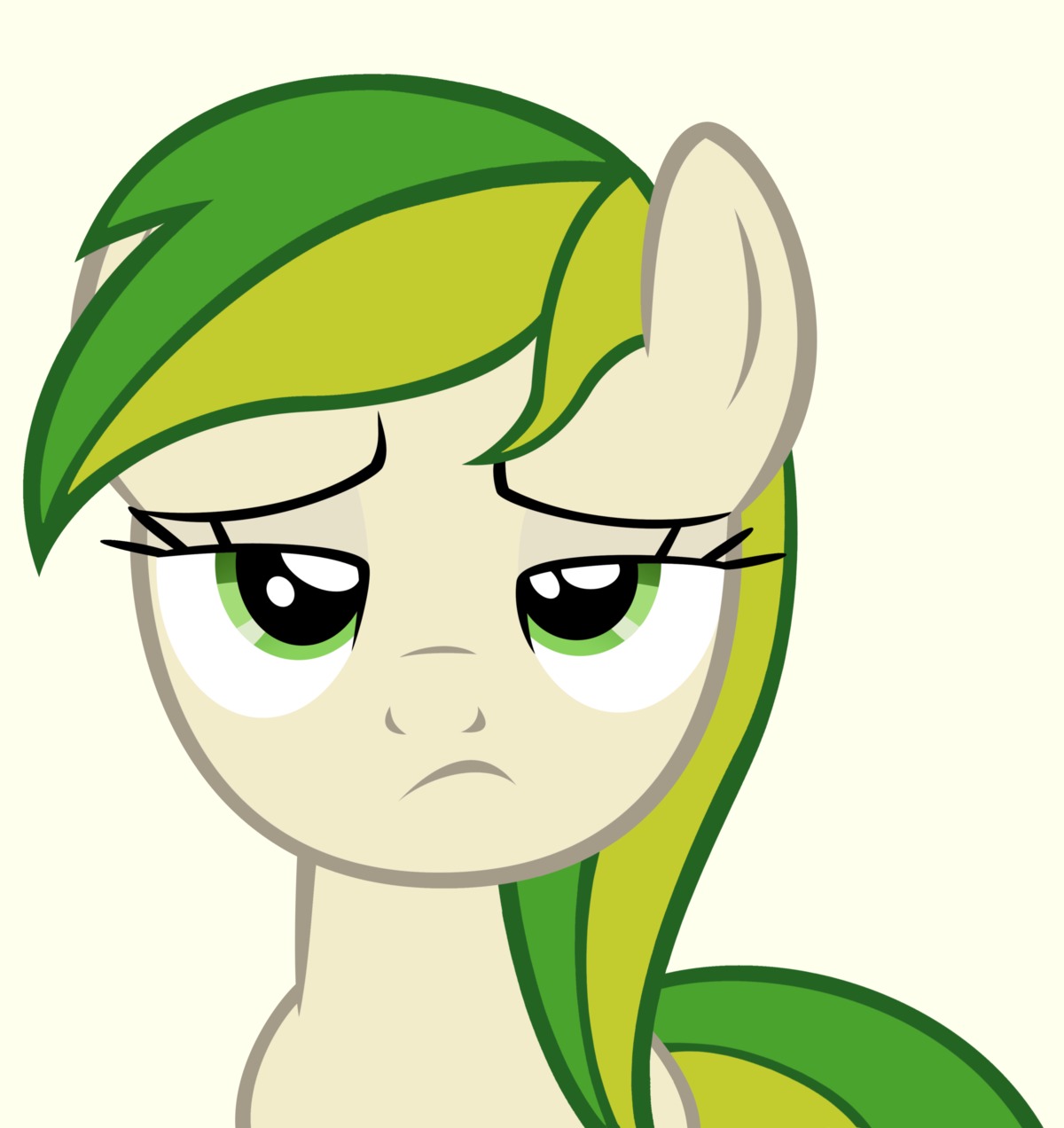 animal /bro/ green_eyes highres iipony mare mascot multicolored_hair my_little_pony my_little_pony_friendship_is_magic no_humans pony reaction reaction_face recolor simple_background tagme transparent_background wakaba_colors