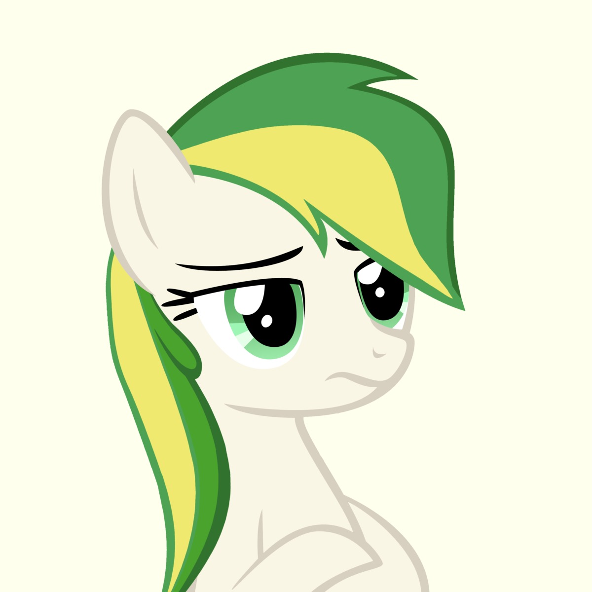 animal /bro/ green_eyes highres iipony mare mascot multicolored_hair my_little_pony my_little_pony_friendship_is_magic no_humans pony reaction recolor simple_background tagme transparent_background wakaba_colors