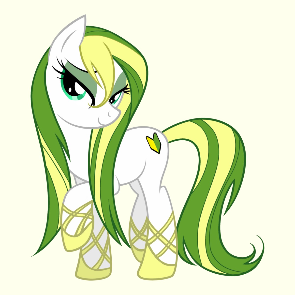 animal /bro/ green_eyes has_child_posts highres iipony mare mascot multicolored_hair my_little_pony my_little_pony_friendship_is_magic no_humans pony recolor simple_background transparent_background vector wakaba_colors wakaba_mark wet
