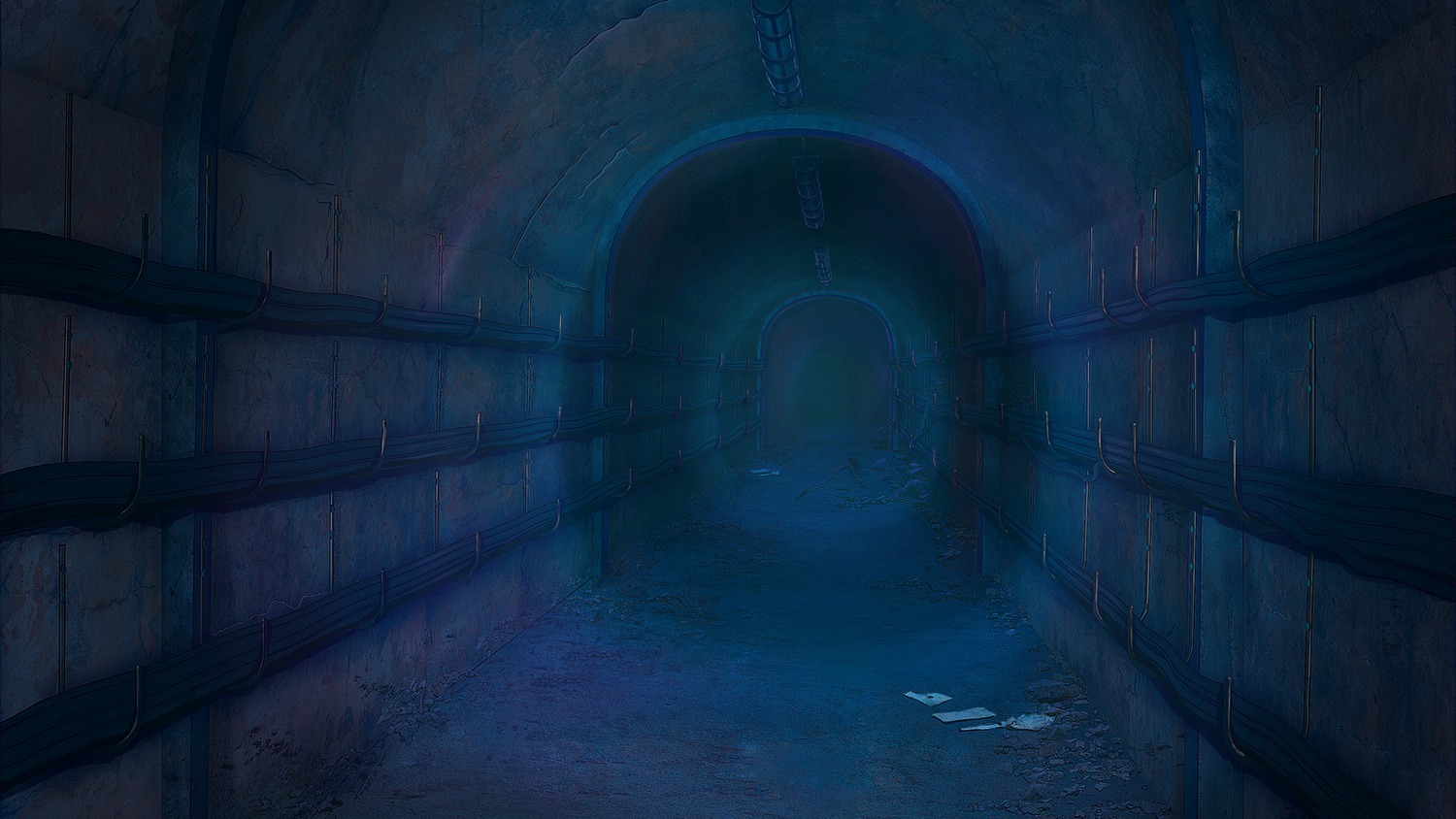 background eroge highres no_humans tunnel